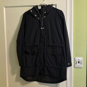 J. Crew Navy Raincoat